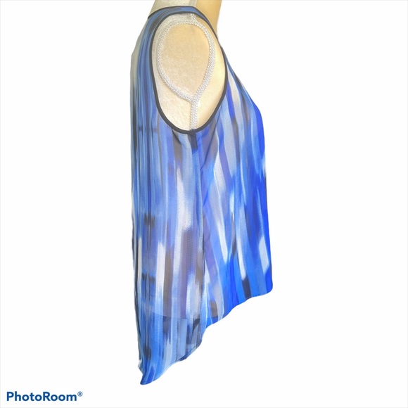 BCX High Low Sheer Blouse - Picture 2 of 8